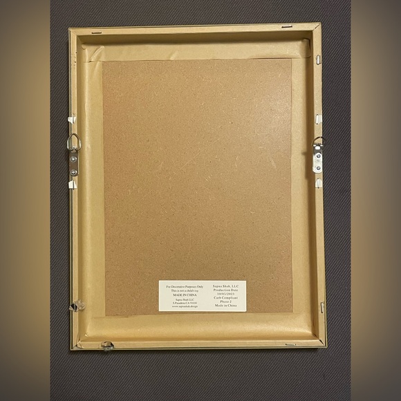 Humpty Dumpty canvas print with wood frame nursery playroom kids and baby room - Picture 2 of 4